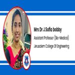Interview Mrs Dr J Sofia bobby Assistant Professor Bio Medical at Jerusalem College Of Engineering Chennai